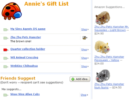 View and Reserve Gifts